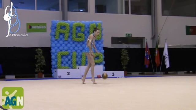 Anastasia Kontareva - Dmitrov (RUS) - Bola (Ball) - Senior - AGN Cup 2014 смотреть онлайн