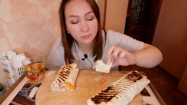 МУКБАНГ/ШАУРМА🔥ДОМАШНЯЯ С АВТОРСКИМ СОУСОМ‼️ смотреть онлайн