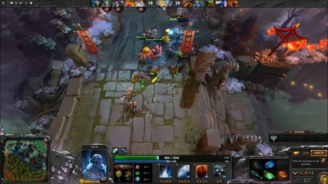 Dota 2 Pubstomp: Lich Ability Draft смотреть онлайн