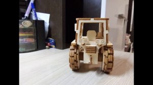 Трактор мтз 82 Сборная модель из дерева