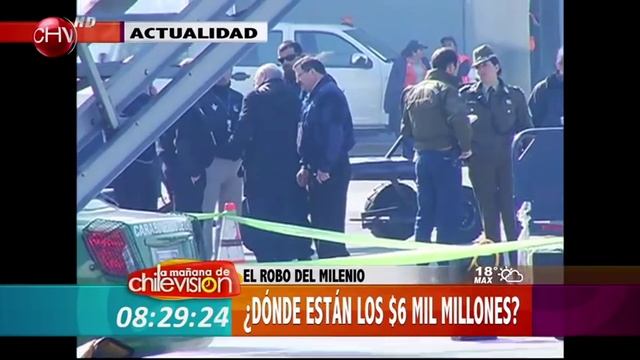 ¿Dónde están los 6 mil millones de pesos robados en el aeropuerto? | Matinal de CHV смотреть онлайн