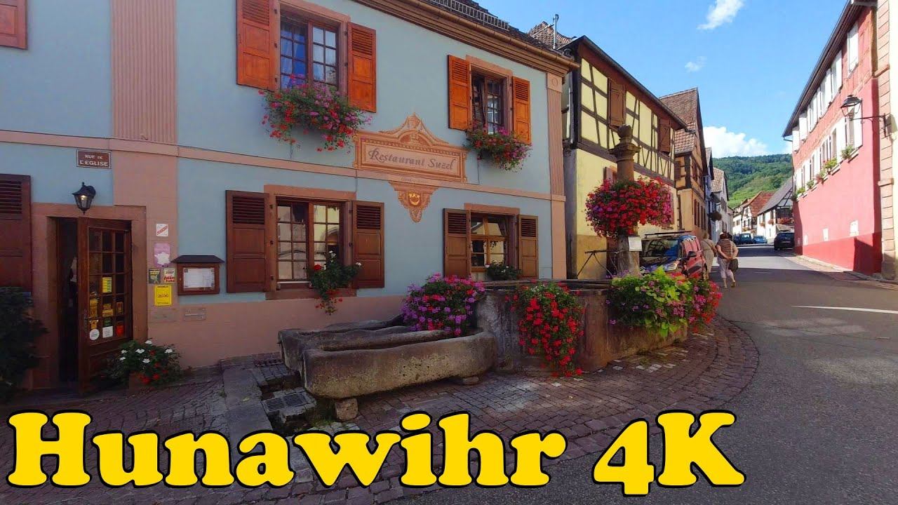Hunawihr, France Walking Tour [4K].