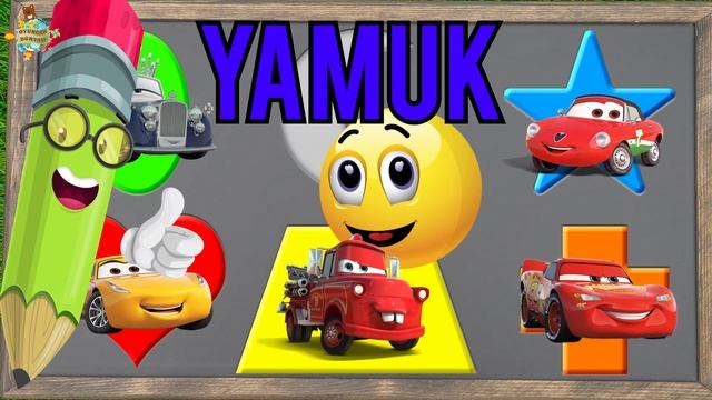 2.Bölüm Arabalar Çizgi Filmi Şimşek Mcqueen Ve Arkadaşları Ile Şekilleri Öğrenelim