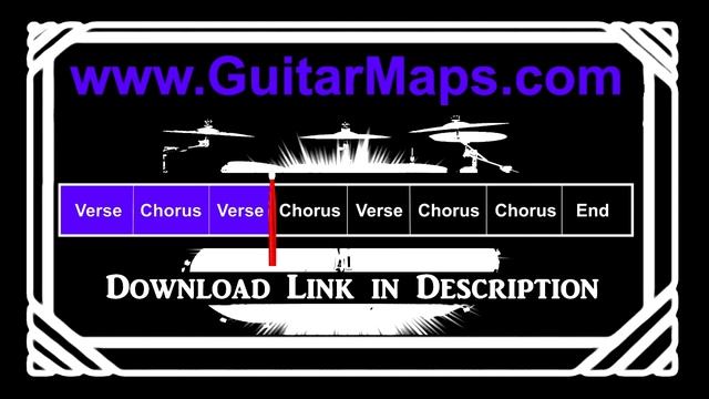 Indie Alt Rock Drum Track 85 BPM Instrumental Drum Beats for Bass Guitar, Backing Beat 🥁 553