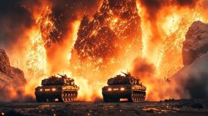 Living Fire - Hard Rock Music _ Atmospheric AI Short Cinematic