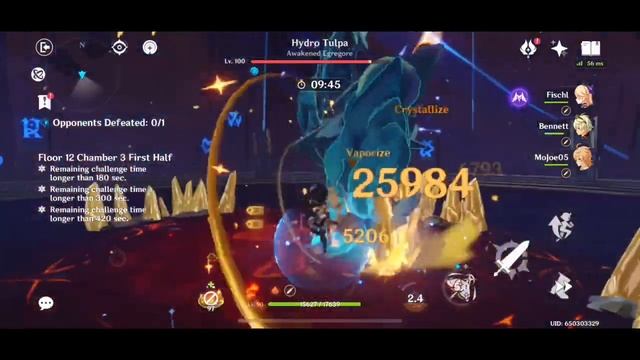 C0 Navia Double Geo & C3 Furina C0 Nahida Hyperbloom смотреть онлайн