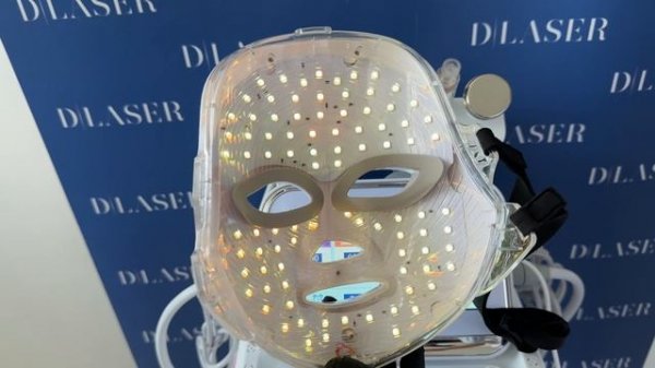 H2O2 vs H2O2 с LED- маской. Гидропилинг.