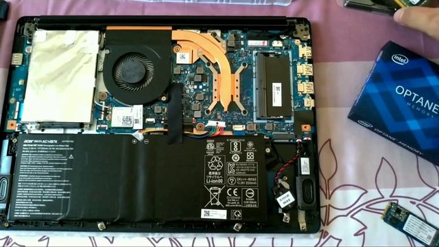 Upgrade Acer Swift 3 Acer Day Edition RAM + Intel Optane 16GB