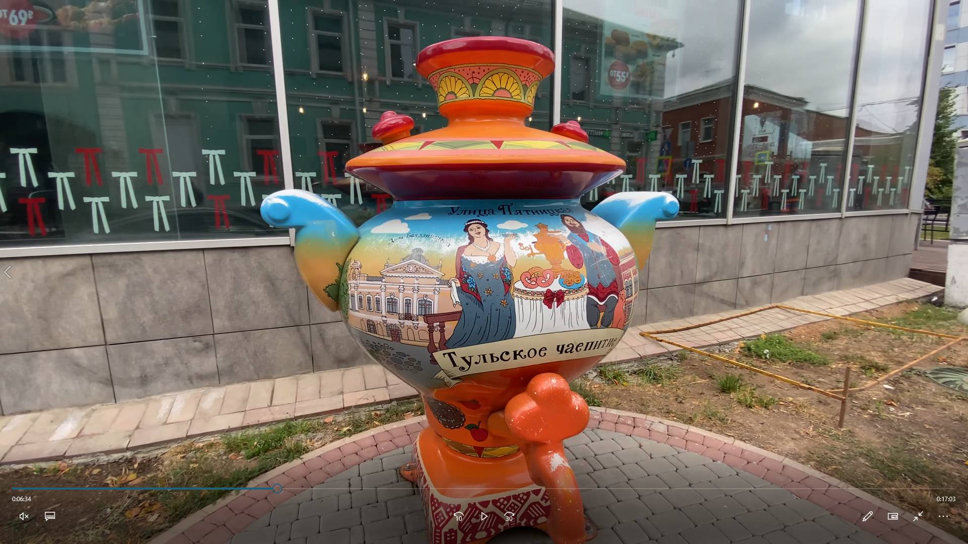 4K.Walking Streets Moscow - Danilovsky Market, Tulskaya.