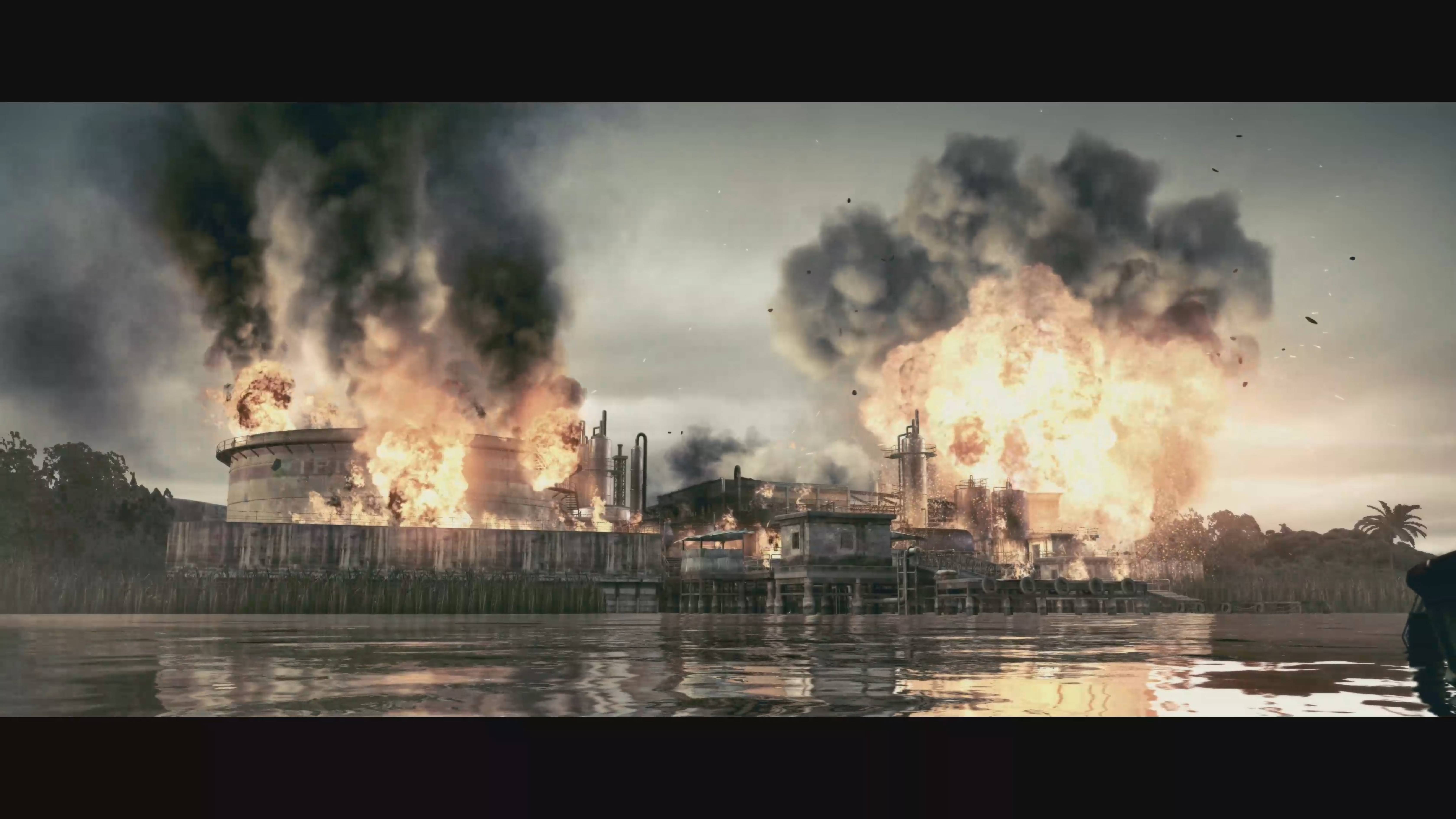 Resident Evil 5 Part6. Крис и Шева добираются до нефтяного комплекса. Ирвин сбегает на яхте.