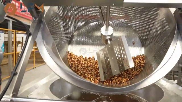 Автоматическая линия для глубокого жарки широкой фасоли смотреть онлайн