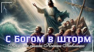 "С БОГОМ В ШТОРМ " песня  на стихи Ксении Павленко