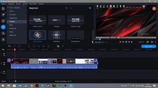 Movavi Video Editor Plus 2020 nasıl kullanılır. смотреть онлайн
