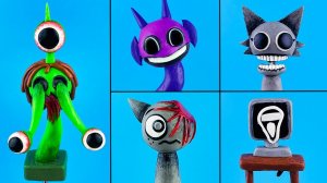 Лепим фигурки СПРУНКИ ФАЗА 3 🎵 Sprunki Phase 3 Лепка ОК часть 1