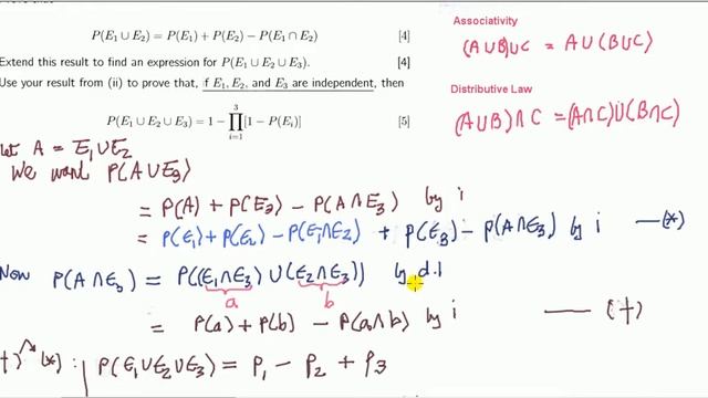 #5 Inclusion-exclusion formula for 3 events смотреть онлайн