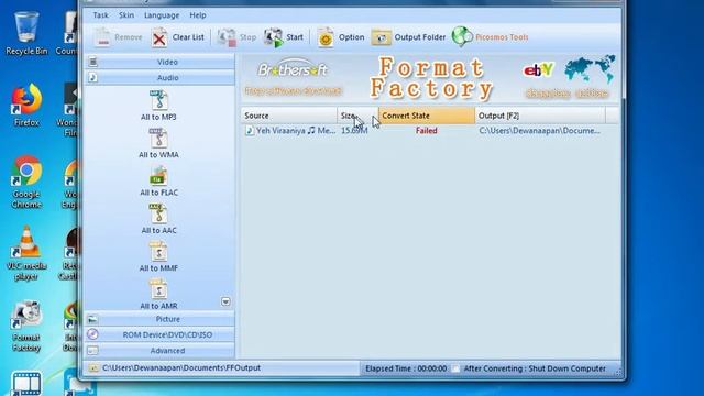 how to fix failed in format factory смотреть онлайн