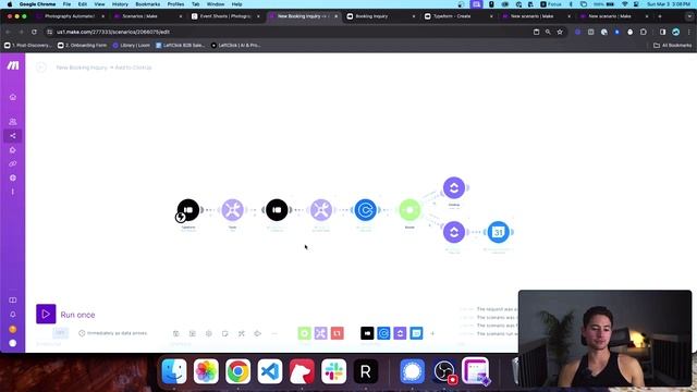 Смотрите, как я создаю реальный клиентский проект на Make.com за $2,5K