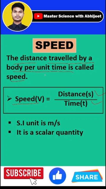 What is speed? #motion #science смотреть онлайн
