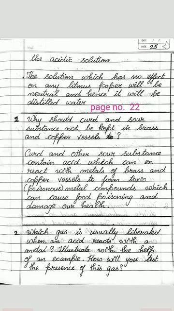 Acids Bases and Salts class 10 | Ncert in-text question page no.18, 22 смотреть онлайн