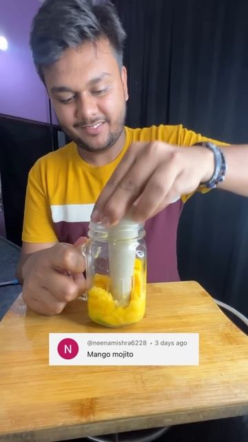 MANGO MOJITO || DAY 27 OF 30 DAYS CHALLENGE #recipe #mango #mojito смотреть онлайн