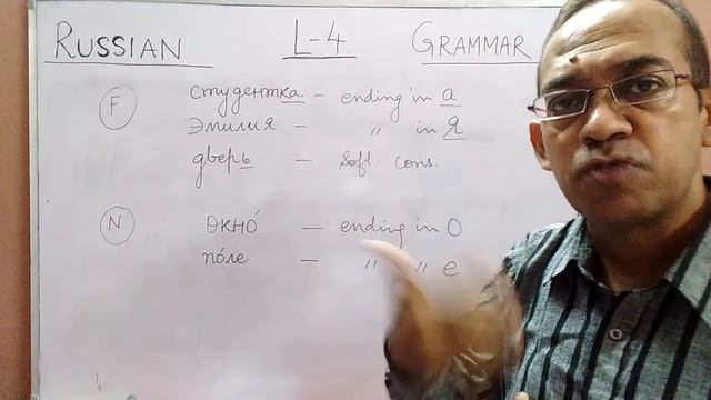 LEARN RUSSIAN LANGUAGE. LESSON -4. Grammar, Nouns, Gender, Personal pronouns, Simple Sentence смотреть онлайн