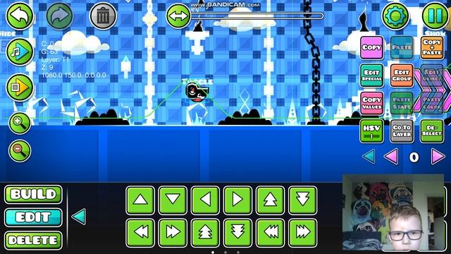 GeometryDash - ГеометриДэш - разные ровни. Игра., прохожу, строю)))