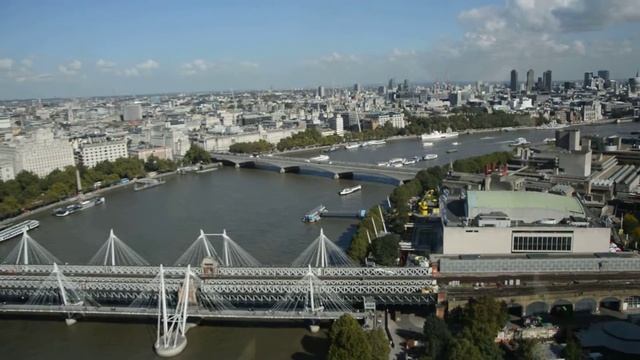 View of London from London eye смотреть онлайн
