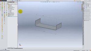 Как сделать сгиб на листовой детали в SolidWorks
