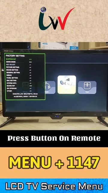 How To Open Service Mode On LCD TV and LED TV | How To Access Factory Reset Menu On LCD/LED TV смотреть онлайн