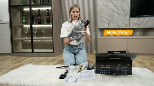 VICSONIC S7 Smart Cordless Vacuum Cleaner BLDC480W Wireless Motorized LED Floor Cleaning Machine. смотреть онлайн