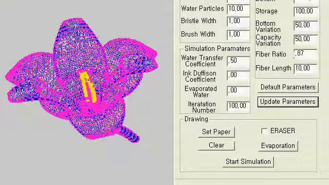 Ink-Water Simulation on 3D model for Feature-Based Su-Muk Painting смотреть онлайн