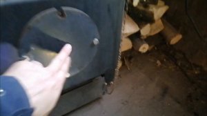 Котёл длительного горения. Установка трубки для дожига пиролизного газа.