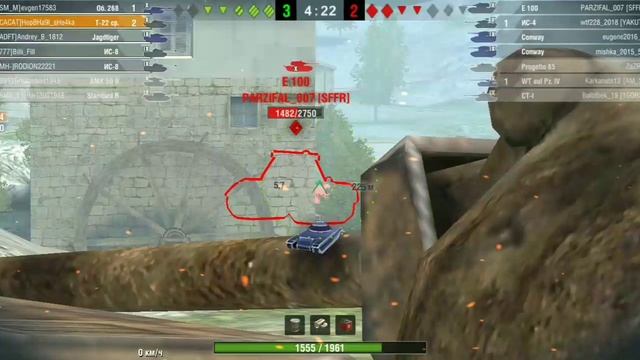 Анечка нагибает рандом World of Tanks Blitz смотреть онлайн