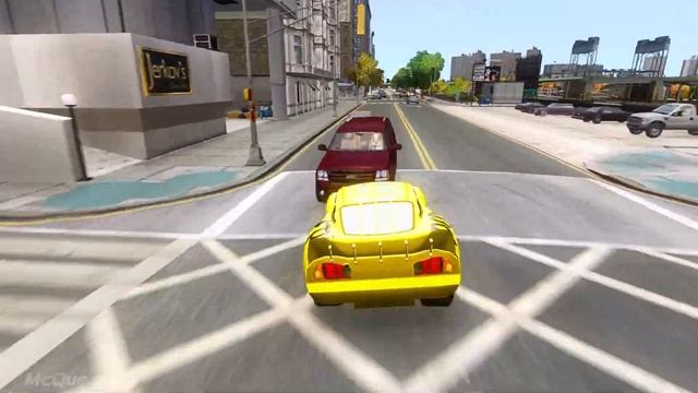 Crazy Lightning McQueen PRO Crashes - GTA 4 Real Car Crashes Ep.4 смотреть онлайн
