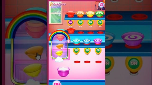 Chief Elsa Frozen Make A Rainbow Cake | Cooking Online Games! (PC Games) смотреть онлайн