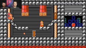 A Clever 3 Floor Bowser Castle Dungeon in Super Mario Maker 2