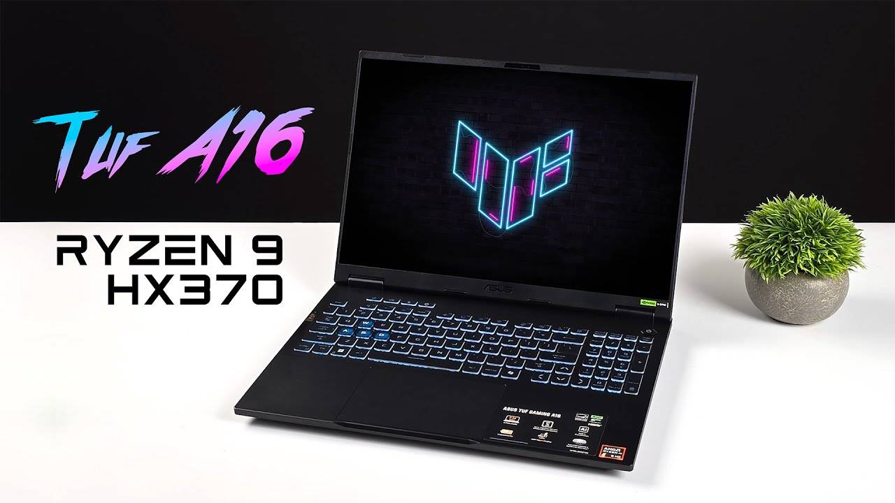 ASUS TUF A16 Hands On Review, Portable HX370 + 4070 POWER! смотреть онлайн