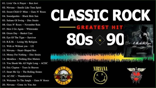 Classic Rock 80s and 90s смотреть онлайн