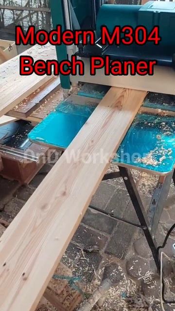 Bench Planer Test - Modern M304 Mesin Serut Ketam Sugu Duduk