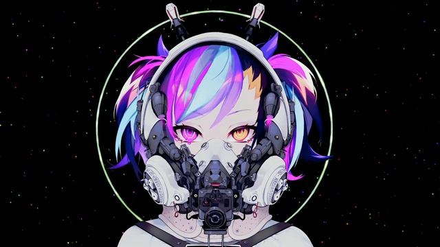 Аниме Девочка в Противогазе и в Открытом Космосе | Pure Breathing – Girl with Gas Mask - Живые Обои смотреть онлайн