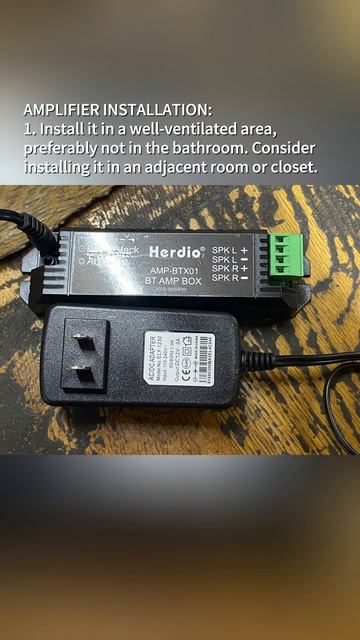 Where should the power source be for bathroom ceiling speaker installation? смотреть онлайн