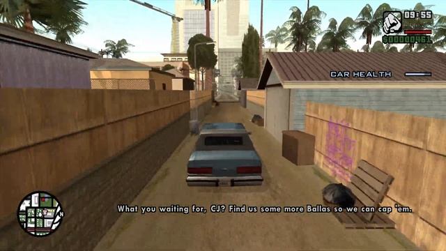 GTA San Andreas [With Mod] - Mission #7 - Drive-By [HD] смотреть онлайн