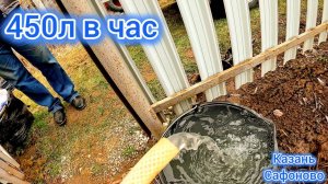 Скважина с малым дебитом за час выдает больше воды чем колодец в сутки