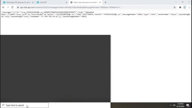 Control LED from WhatsApp. смотреть онлайн