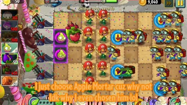 PvZ 2 Reflourished - Children's Day Thymed Event - Level 10 - Orphan's Chaos! - With Zombotany Musi смотреть онлайн