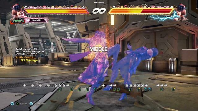 Tekken 7 - Anna Backturn Combo смотреть онлайн