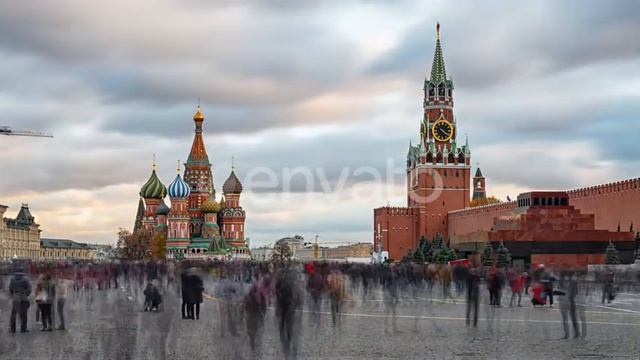 Red Square Timelapse, Moscow | Stock Footage - Envato elements смотреть онлайн