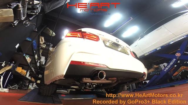 F30 320d HE'ART Dual EXHAUST SYSTEM (335i Style] смотреть онлайн