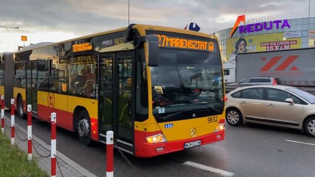 Autobus warszawski linia autobusowa 127 Mercedes Warszawa смотреть онлайн