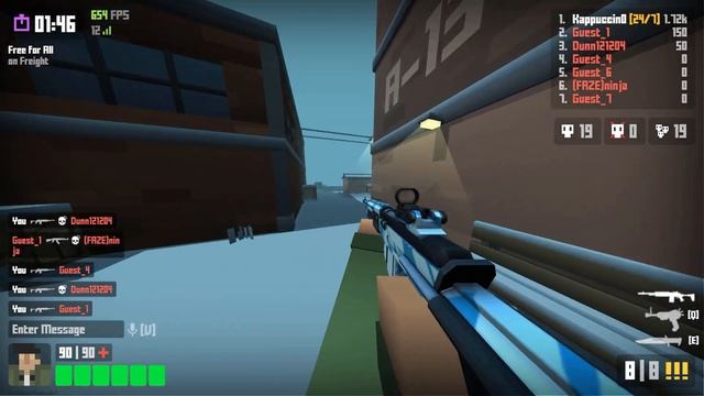 Krunker.io - Quest for Nukes #48! Almost a PERFECT 40 Kills Game! (Semi Auto Gameplay) смотреть онлайн